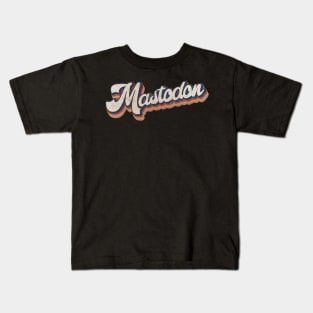 Mastodon KakeanKerjoOffisial VintageColor Kids T-Shirt